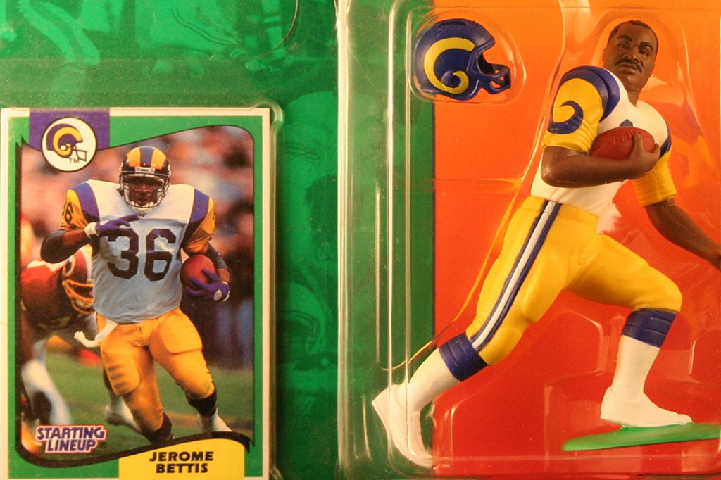 JEROME BETTIS / LOS ANGELES RAMS 1994 NFL Starting Lineup Action Figure & Exclusive NFL Collector Trading Card