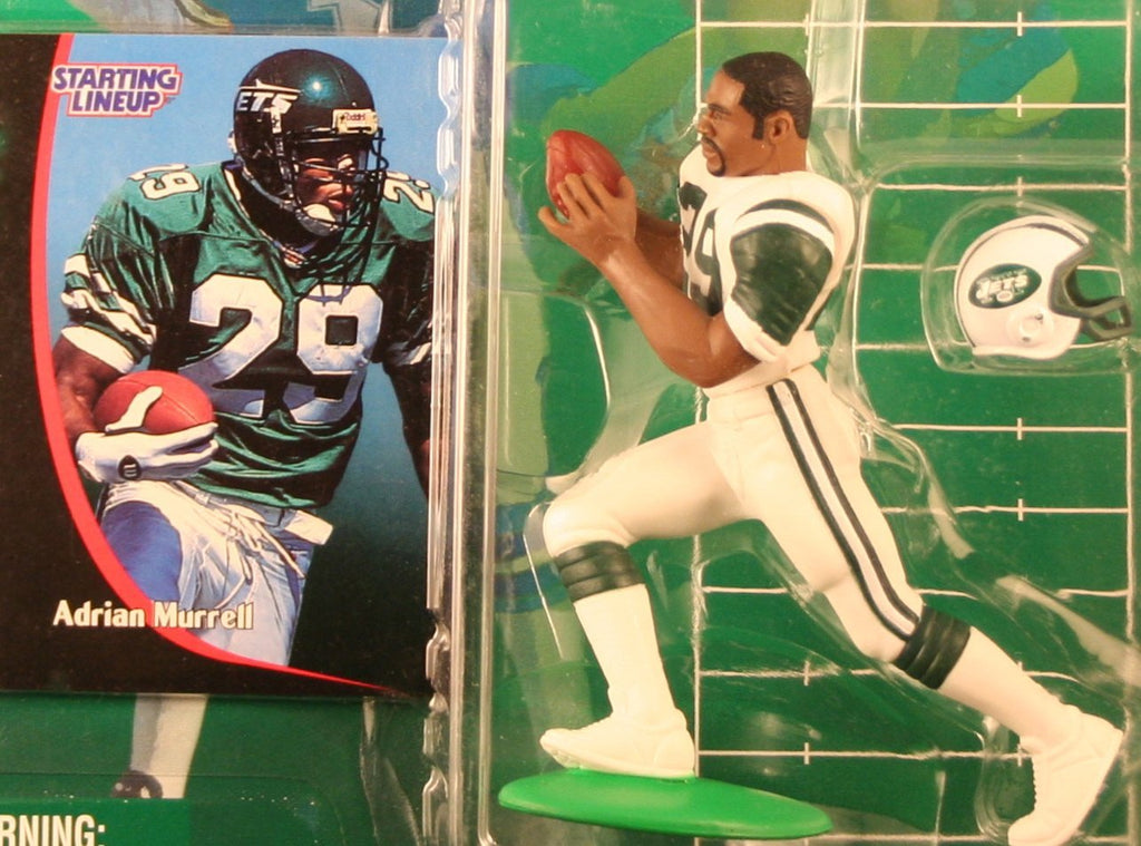 ADRIAN MURRELL / NEW YORK JETS 1998 NFL Starting Lineup Action Figure & Exclusive NFL Collector Trading Card