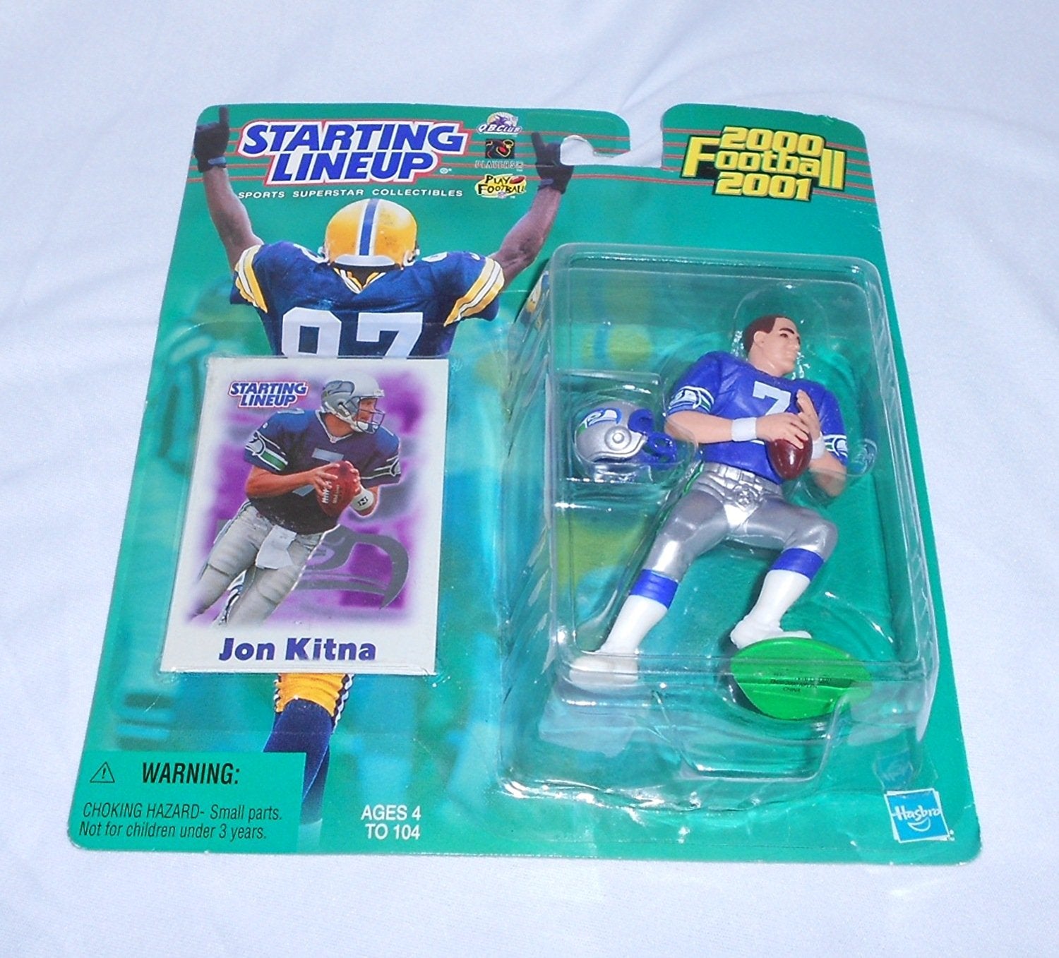 Starting Lineup Jon Kitna 2000 NFL Football Figurine Seattle Seahawks