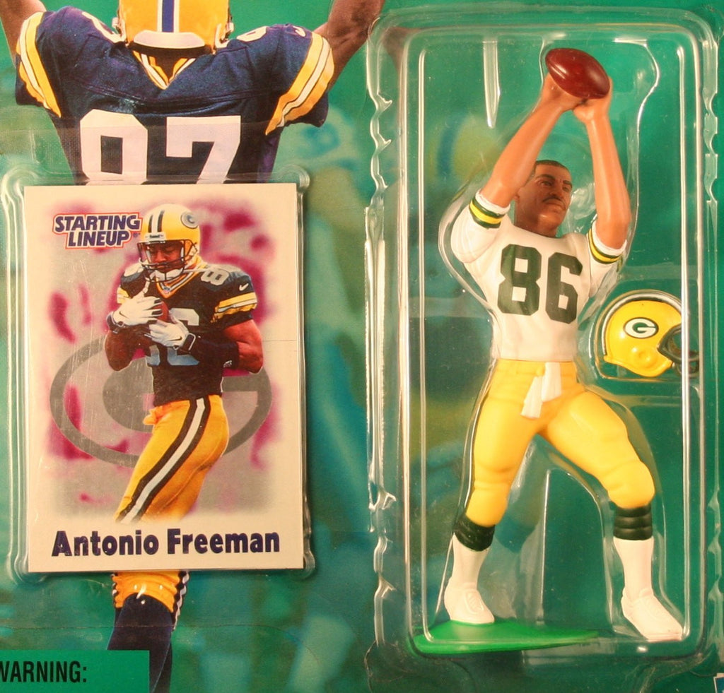 ANTONIO FREEMAN / GREEN BAY PACKERS 2000-2001 NFL Starting Lineup Action Figure & Exclusive NFL Collector Trading Card