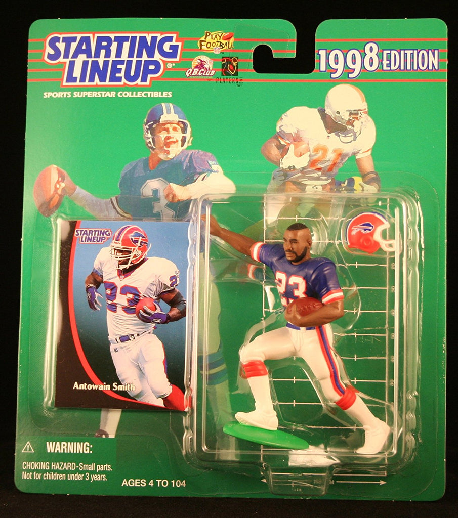 ANTOWAIN SMITH / BUFFALO BILLS 1998 NFL Starting Lineup Action Figure & Exclusive NFL Collector Trading Card