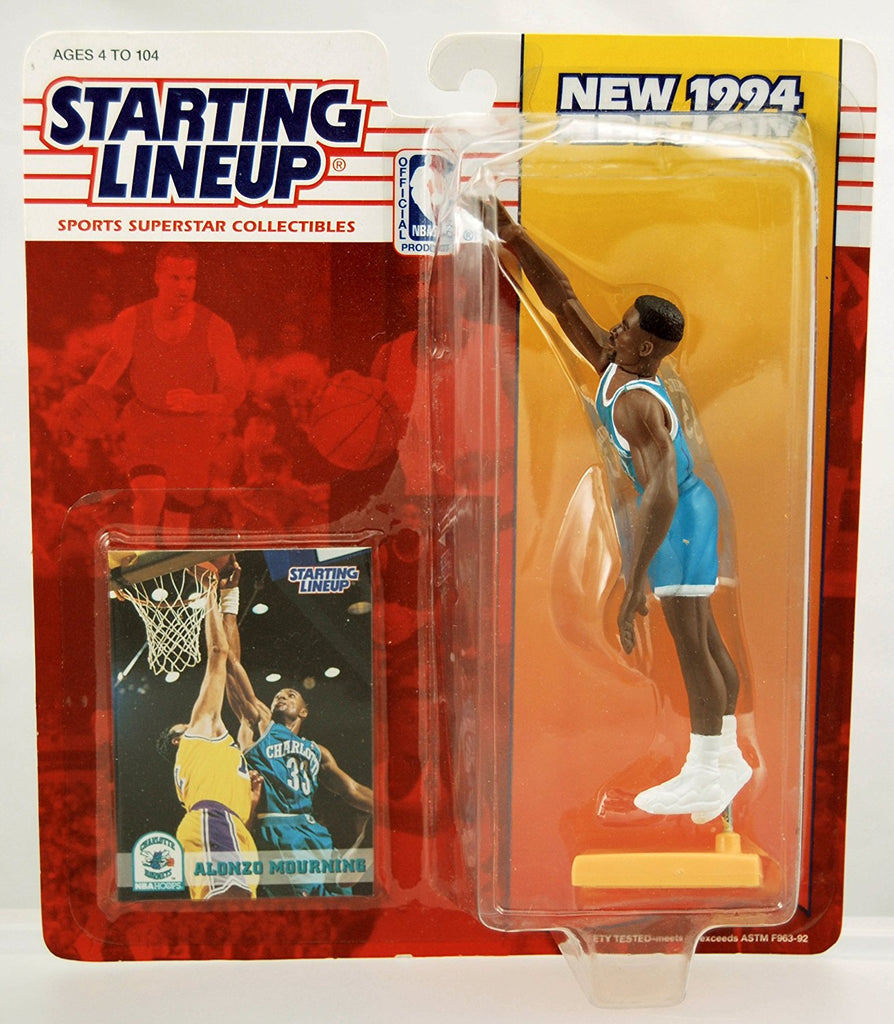 Alonzo Mourning - 1994 - Starting Lineup - Charlotte Hornets - Limited Edition - Mint - Collectible