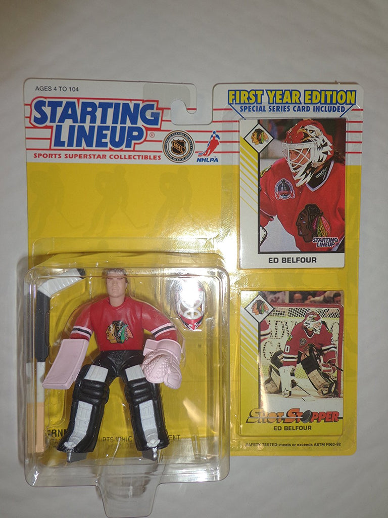 Starting Lineup Ed Belfour Chicago Blackhawks First Year Edition Action Figure 1993
