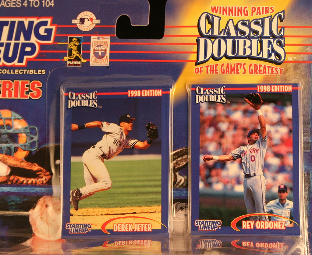 1998 MLB Starting Lineup Classic Doubles - Derek Jeter New York Yankees & Rey Ordonez New York Mets