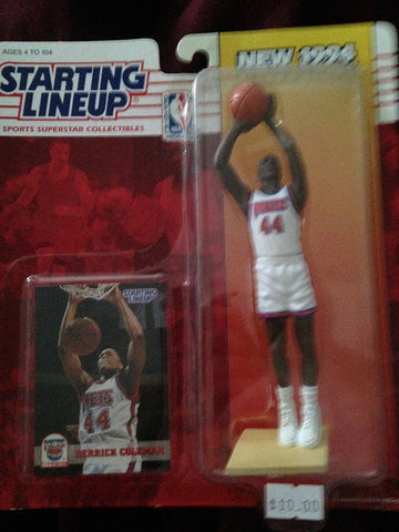 1994 Derrick Coleman NBA Starting Lineup Figure New Jersey Nets