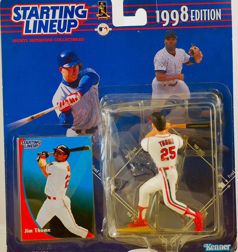 1998 Edition - Starting Lineup - MLB - Jim Thome #25 - Cleveland Indians - w/ Trading Card - Limited Edition - Collectible