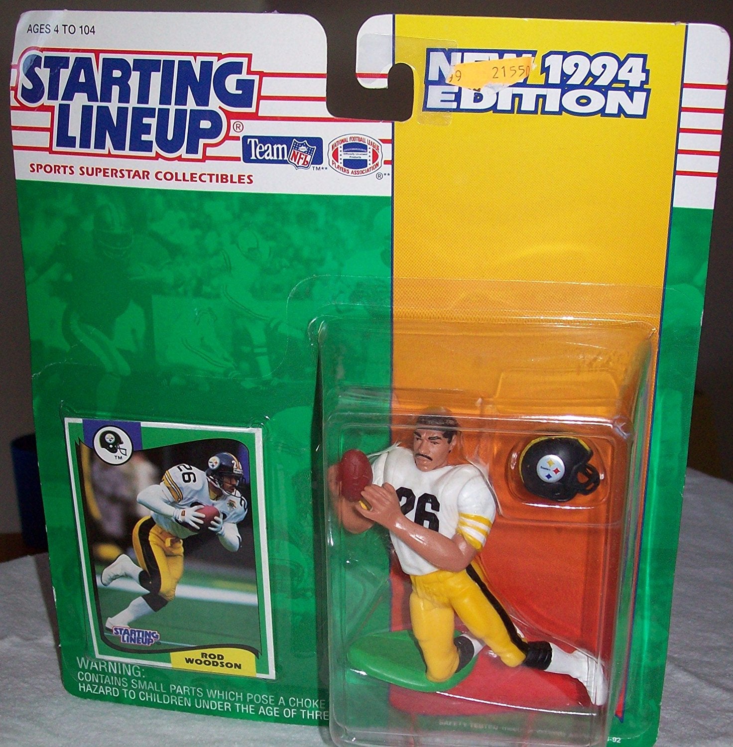 Starting Lineup 1994 NFL Edition ROD WOODSON Pittsburgh Steelers – Jake's  Toy Chest