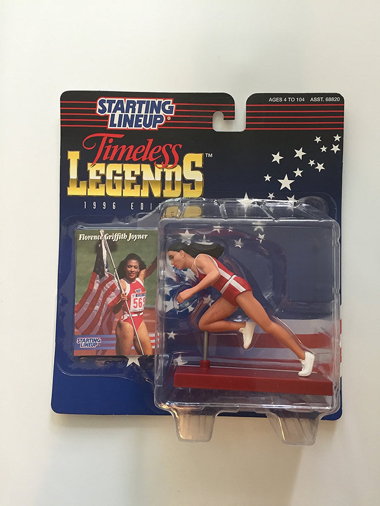 FLORENCE GRIFFITH JOYNER / USA OLYMPIC TRACK AND FIELD * 1996 TIMELESS LEGENDS Kenner Starting Lineup & Exclusive Collector Trading Card