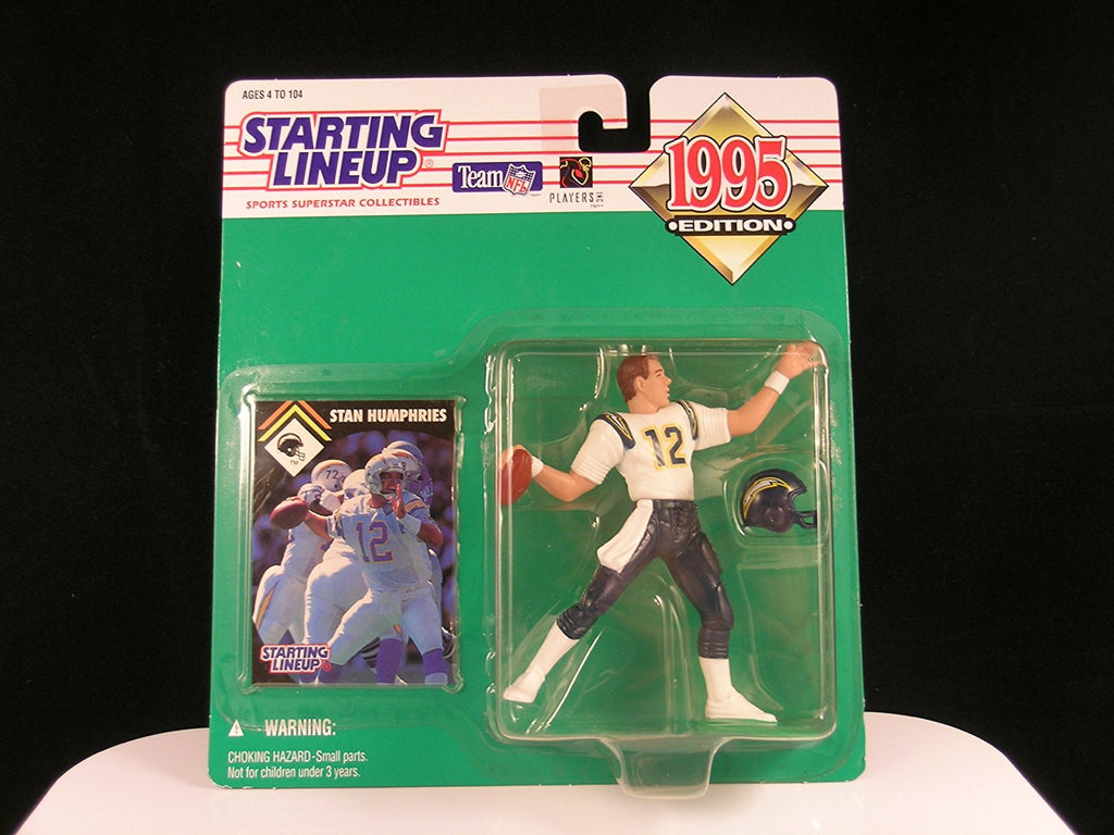 San Diego Chargers Stan Humphries Action Figure - 1995 Starting Lineup Team NFL Football Players, Inc. Sports Superstar Collectible Series