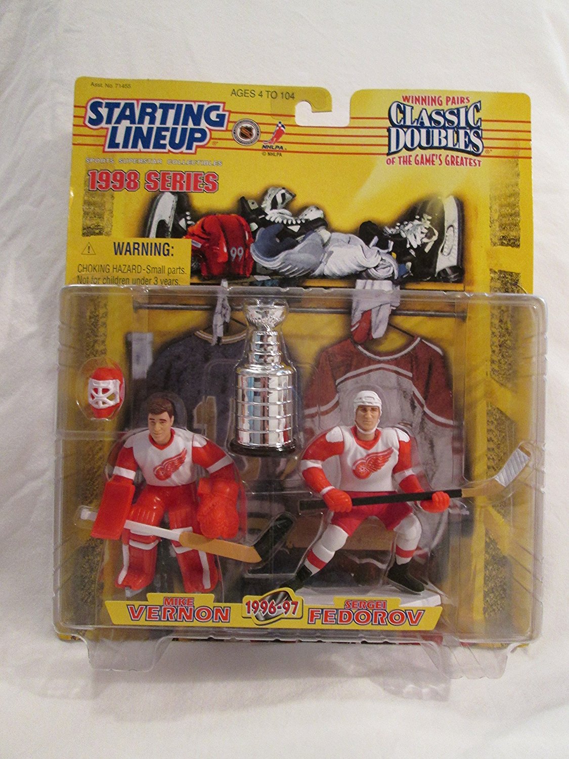 Starting Lineup Classic Doubles 1998 Mike Vernon/Sergei Fedorov