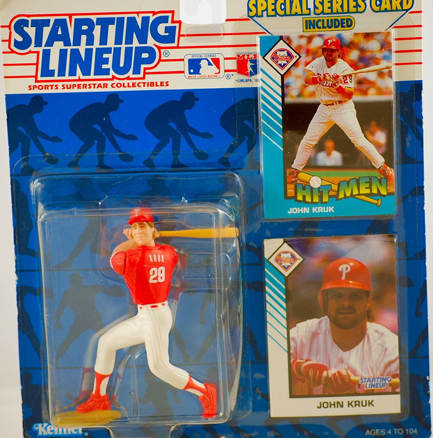 Starting Lineup Action Figure 1993 MLB John Kruk Philadelphia
