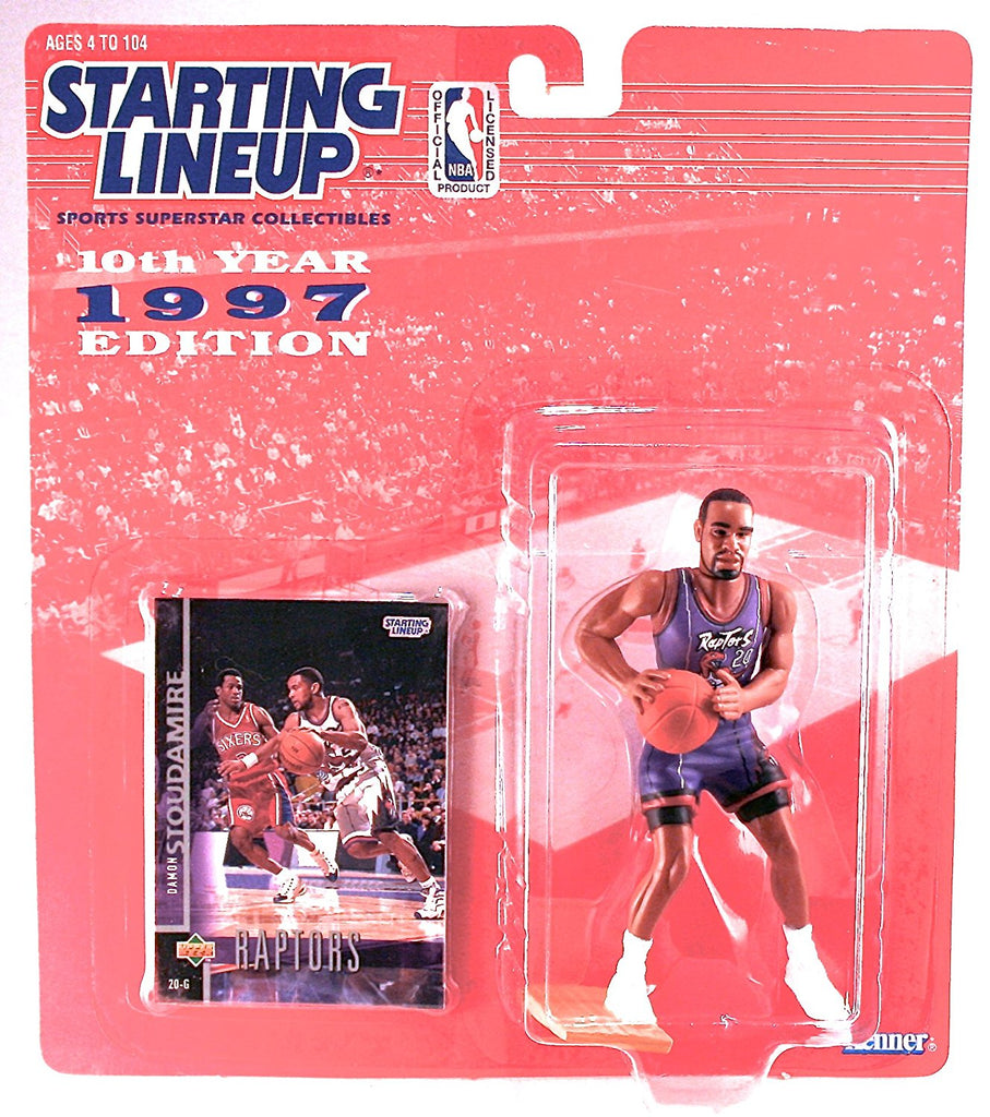 DAMON STOUDAMIRE / TORONTO RAPTORS * 1997 * NBA Starting Lineup & Exclusive TOPPS Collector Trading Card