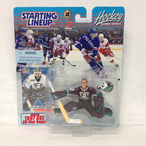 Starting Line Up NHL 2000-2001 Guy Hebert with 1997 Card