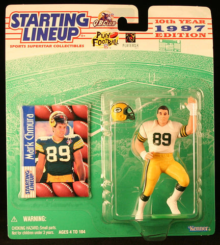 MARK CHMURA / GREEN BAY PACKERS 1997 NFL Starting Lineup Action Figure & Exclusive NFL Collector Trading Card