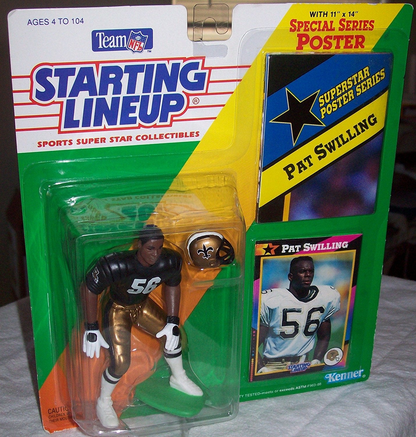 Starting Lineup 1992 NFL Edition PAT SWILLING