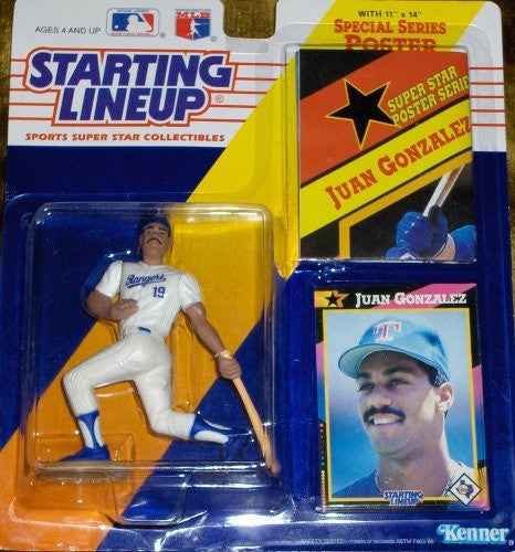 1992 MLB Starting Lineup - Juan Gonzalez - Texas Rangers