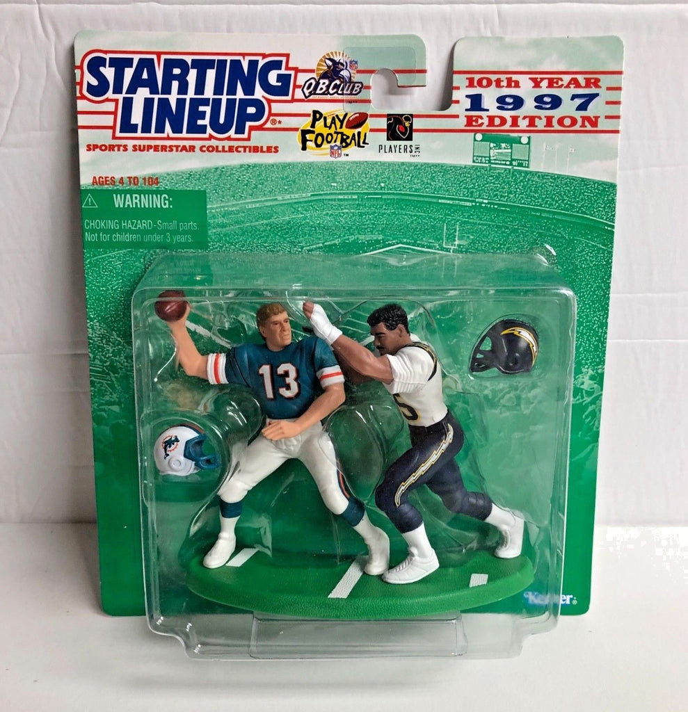 1997 Dan Marino and Junior Seau NFL Collector Edition Starting Lineup Figure