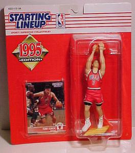 1995 Toni Kukoc NBA Basketball Starting Lineup Chicago Bulls